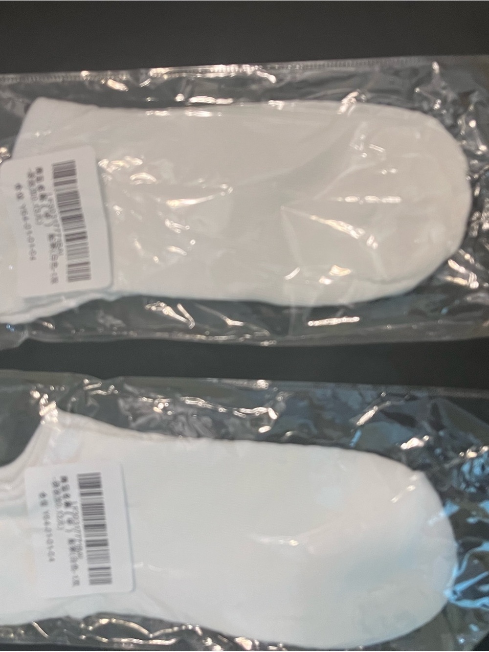 PM050426 White Women's No-Show Liner Socks - Pack